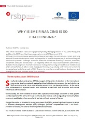 Why is SME finance so challenging?